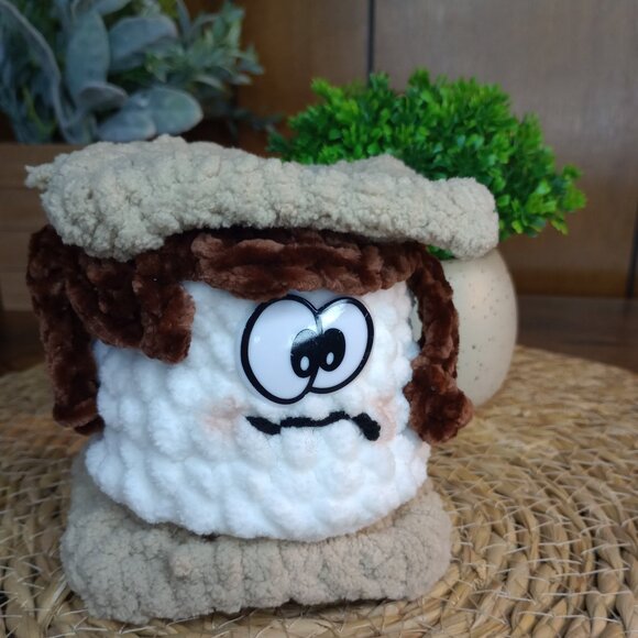 Crochet Smores! Plushie- Wacky Smores Handmade by Me - Picture 1 of 2